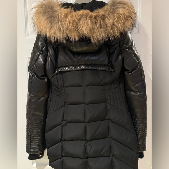 Rudsak leather sleeves winter jacket, size XS - Picture 2 of 4